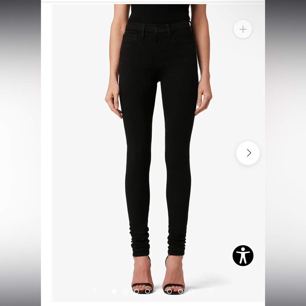 New THE TWIGGY
TALL HIGH RISE SKINNY // FLAWLESS // 34" INSEAM // BLACK size 23 - Picture 2 of 9